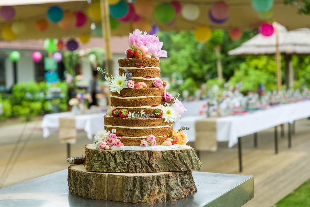 Colorful backyard wedding in the Netherlands