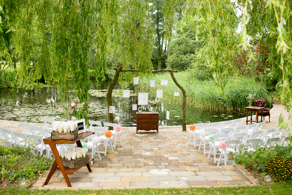 Rustic Vintage Backyard Wedding