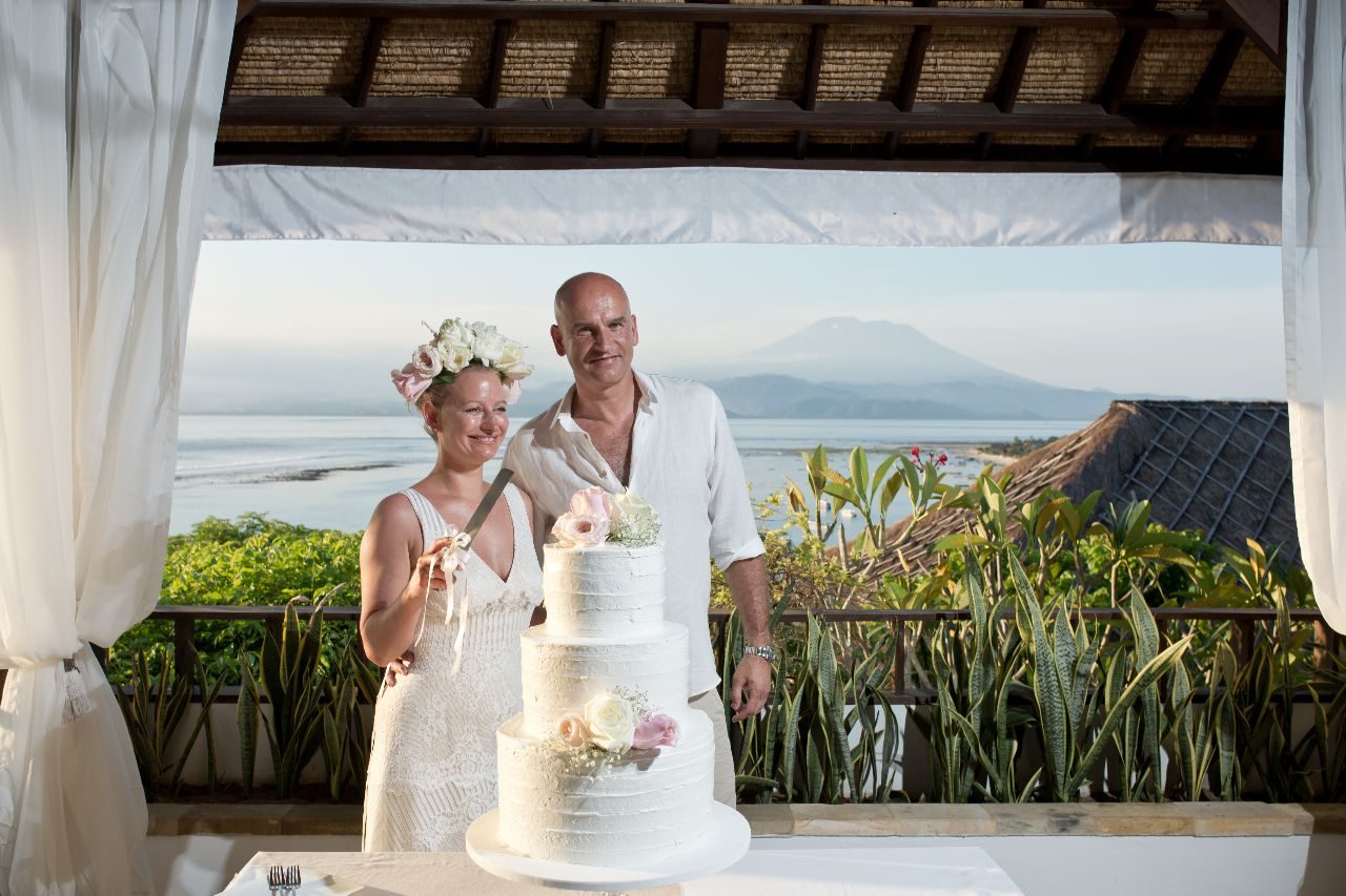Bali beach wedding boho inspired