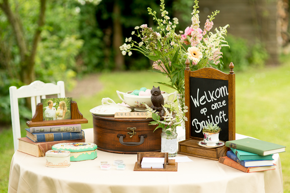 Rustic Vintage Backyard Wedding