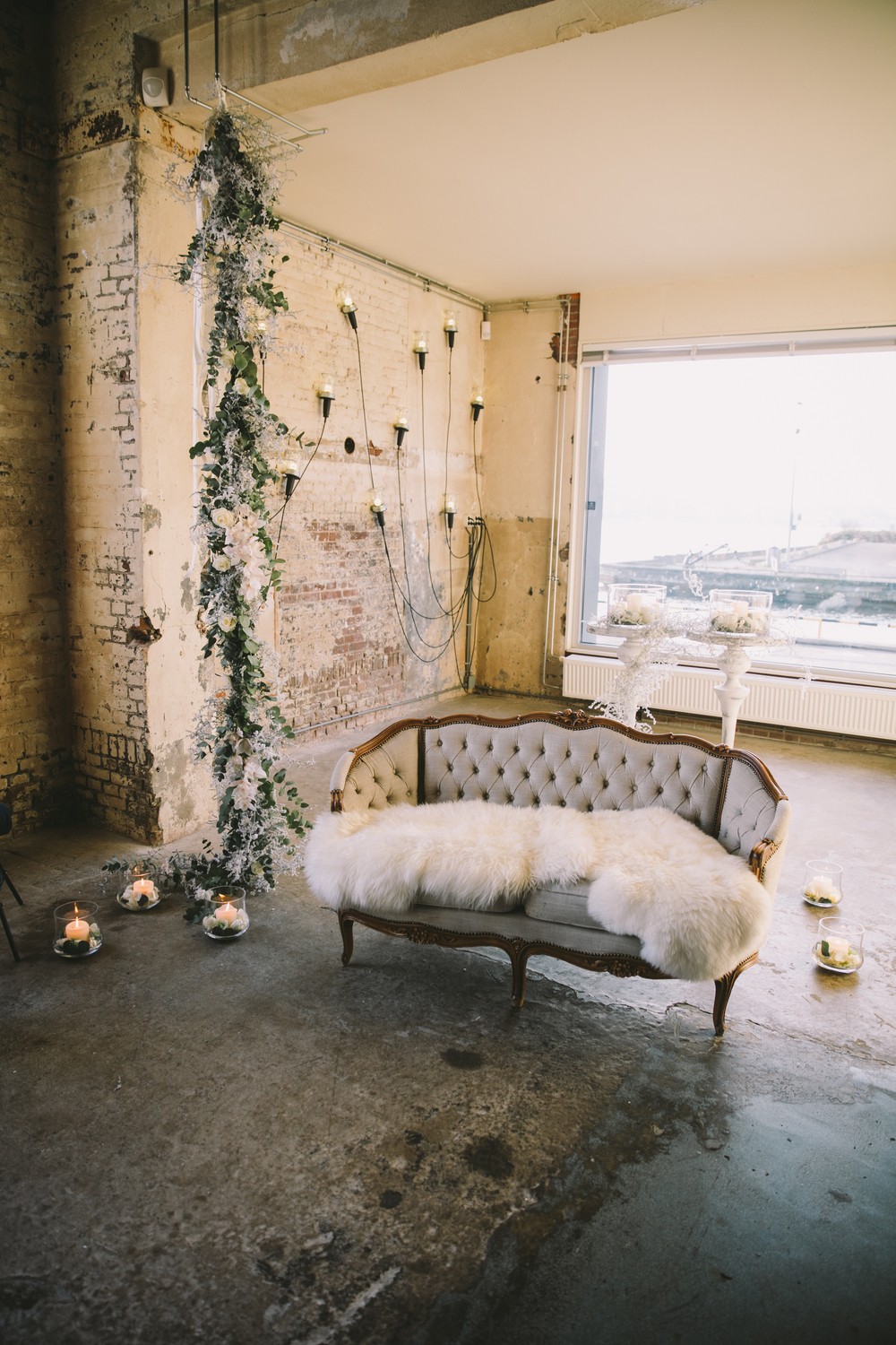 Industrial bohemian winter wedding at Stork, Amsterdam